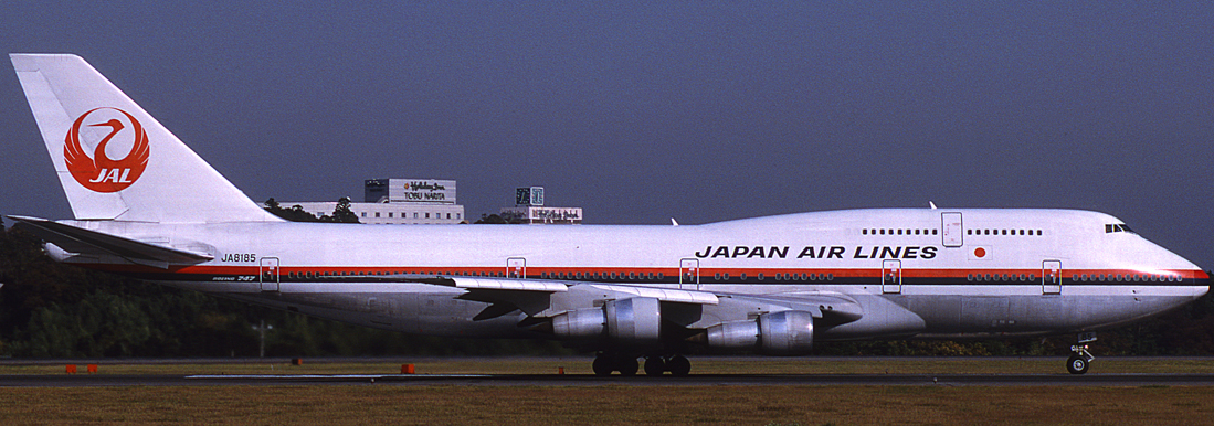 ボーイング747-300、日本航空、精密木製模型、ソリッドモデル、ウッドマンクラブ