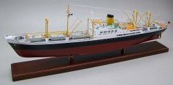 貨物船MS.BAYERNSTEIN-1/350・木製ハンドメイド超精密完成模型完成品　ウッドマンクラブ