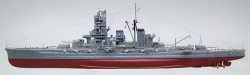 戦艦榛名 精密模型塗装済完成品 木製ハンドメイド ウッドマンクラブ