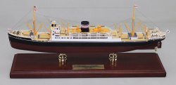 日本郵船・氷川丸精密模型完成品・木製ハンドメイド・ウッドマンクラブ
