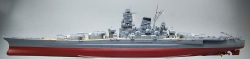 戦艦武蔵 木製精密模型　ウッドマンクラブ