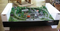 ○販売終了-オリジナルNゲージレイアウト・山寺編&トップガラス付