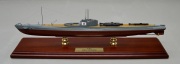 1-47潜水艦、精密模型完成品　ウッドマンクラブ
