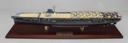 空母翔鶴,航空母艦,木製精密模型完成品塗装済,ハンドメイド,ウッドマンクラブ