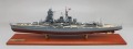 戦艦比叡 精密模型塗装済完成品 木製ハンドメイド ウッドマンクラブ