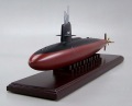 米国原子力潜水艦スコーピオン USS SSN-589 SCORPION　木製ハンドメイド超精密艦船模型完成品
