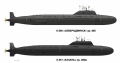 ロシア潜水艦クニャージ・ポジャールスキー模型　1/350