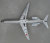 DOUGLAS DC-9-41 東亜国内航空　ジェット旅客機 精密航空機模型完成品, ハンドメイド木製ソリッドモデル、ウッドマンクラブ