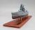 戦艦比叡 精密模型塗装済完成品 木製ハンドメイド ウッドマンクラブ
