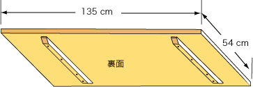 システムパーツ／テーブルトップ135x54