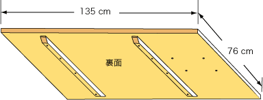 システムパーツ／テーブルトップ135x76