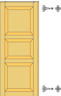 システムパーツ／クラシックパネルドア100x40