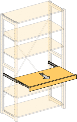 システムパーツ／引出し棚板80x30