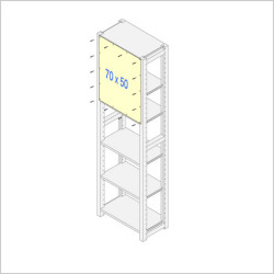 イキクッカ用背板70 x 50cm