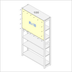イキクッカ用背板80 x 100cm