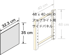 システムパーツ／サイドパネル48x40用