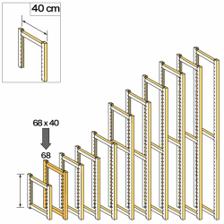 システムパーツ／アップライト68x40
