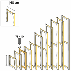 システムパーツ／アップライト78x40