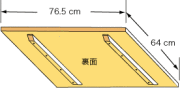 システムパーツ／テーブルトップ76.5x64
