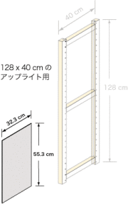 サイドパネル128 x 40用