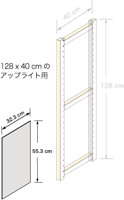 サイドパネル128 x 40用