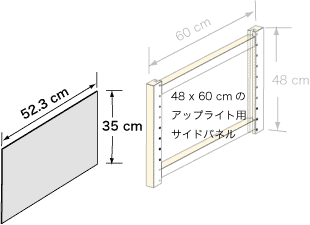 システムパーツ／サイドパネル48x60用