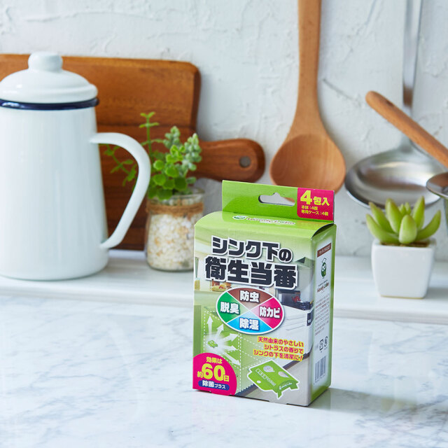 キッチンピカピカセット｜除湿・防カビ・消臭・エシカル洗剤｜ウッディ
