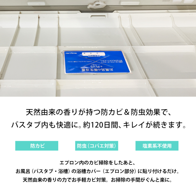 エプロンピカピカセット（洗剤＋防カビ剤）