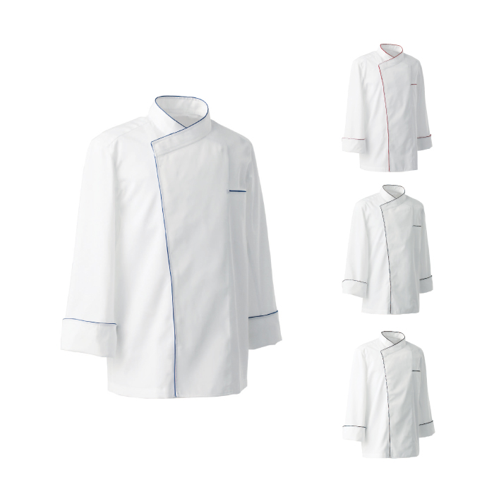 SEVEN(白洋社)BA1082 男女兼用コックコート 長袖