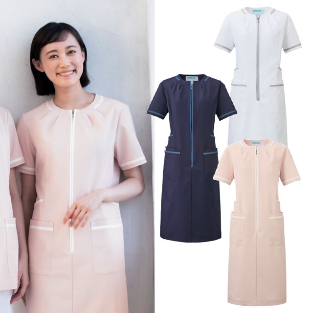 【メンズ服】ジャケット✽ 半袖✽ グレー✽新品未使用 781-40 781-48 KAZEN(カゼンメンズジャケット半袖｜ドクター白衣
