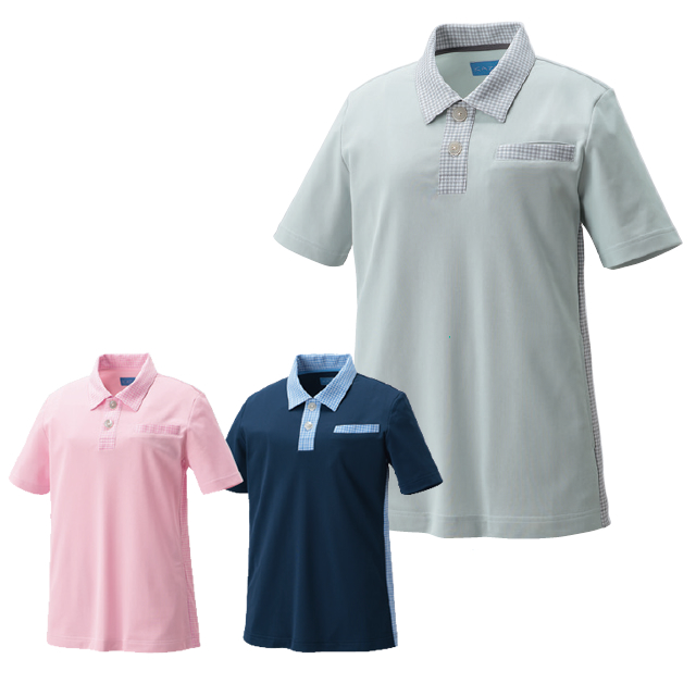 KAZEN(カゼン) APK236-13 APK236-18  ニットシャツ（男女兼用）