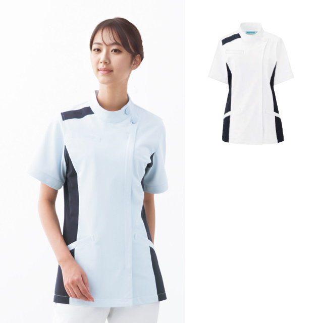 KAZEN(カゼン) 084-21 084-28 レディスジャケット半袖