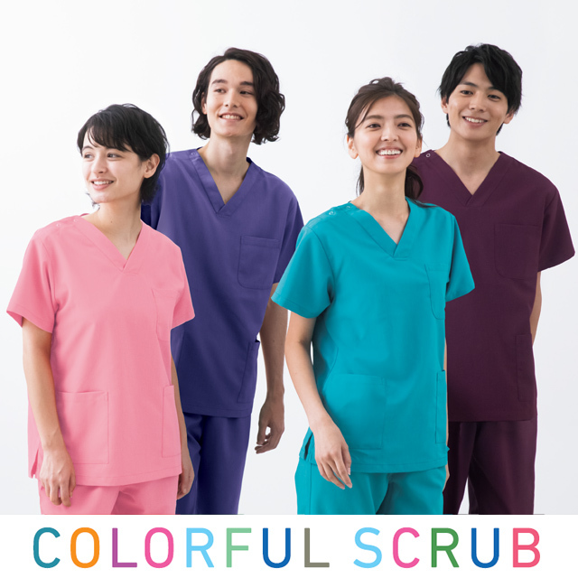 KAZEN(カゼン)　133-9 男女兼用スクラブ