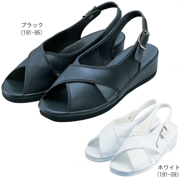 KAZEN(カゼン)　191 ナースサンダル（クロスタイプ）