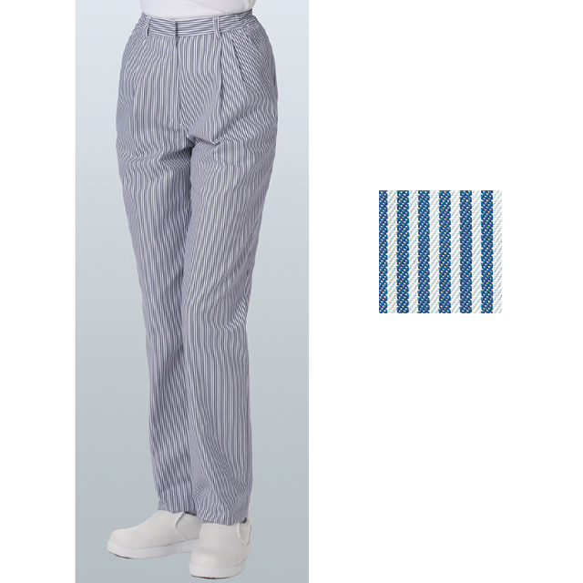 KAZEN(カゼン)　827-99 レディスパンツ（ストライプ）