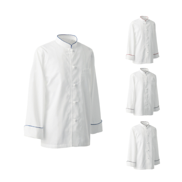 SEVEN(白洋社) BA1080 男女兼用コックコート 長袖