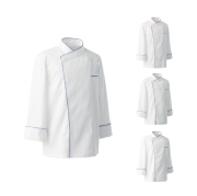 SEVEN(白洋社)BA1082 男女兼用コックコート 長袖