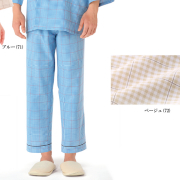 KAZEN(カゼン) 286-71 286-72 チェック患者衣スラックス