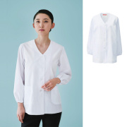 KAZEN(カゼン) 330-30 女性用衿なし調理衣長袖