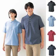 KAZEN(カゼン) APK239-05 APK239-11 APK239-15 APK239-18 ニットシャツ（男女兼用）