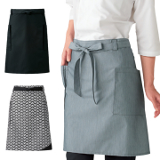 KAZEN(カゼン)　APK487-5 APK487-11 APK487-15　腰下エプロン