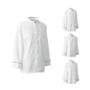 SEVEN(白洋社) BA1080 男女兼用コックコート 長袖