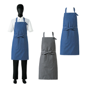 SEVEN(白洋社) CT2395 男女兼用胸当てエプロン フリーサイズ