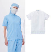 KAZEN(カゼン) KZN402-80 KZN402-88 KZN402-81 食品工場用ジャンパー半袖（男女兼用）