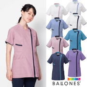 KAZEN(カゼン) KZN702-11 13 18 41 42 43 44 48 レディススクラブジャケット半袖