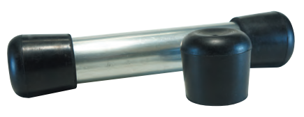 単管ゴムキャップ 48.6φ用　100個　ブラック