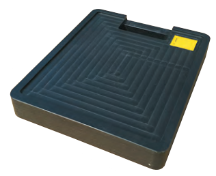 アウトリガープレート　50ｔ×300ｗ×360Ｌ　2個/セット