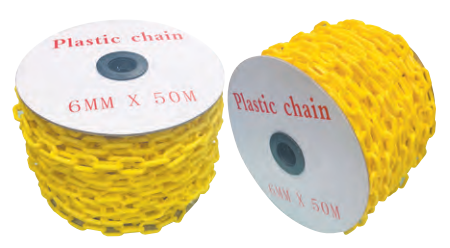 プラスチックチェーン　6φ×50ｍ巻　1巻