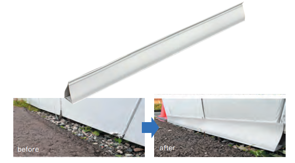パネルブーツ　60ｗ×100Ｈ×1000Ｌ　1本