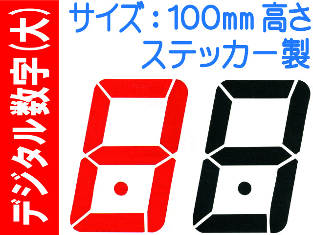 デジタル数字（大）